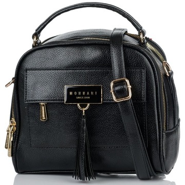 TOREBKA NA RAMIĘ LISTONOSZKA MONNARI Pojemna Kuferek Dwukomorowa PREMIUM