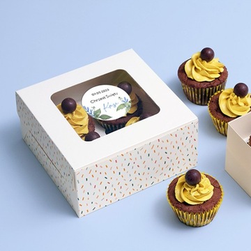 Набор из 40 наклеек СВЯТОЕ КРЕЩЕНИЕ с именем и датой.