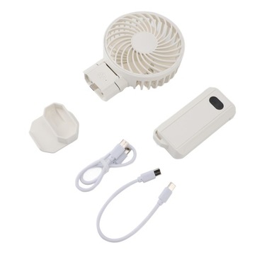 Przenośny wentylator ręczny Składany, 3-biegowy, zasilany akumulatorowo USB