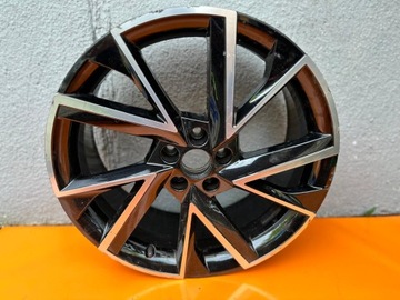 SKODA KAMIQ 657601025G FELGA ALUMINIOWA PROSTA ORYGINAŁ 18 CALI