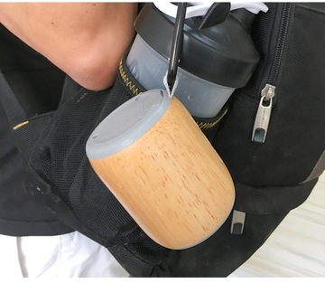 Твердый деревянный динамик Bluetooth, креативный портативный мини-динамик