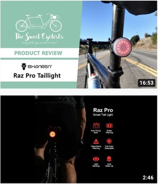 Shanren Raz Pro — интеллектуальный задний велосипедный фонарь
