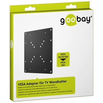 Adapter do uchwytu wieszaka TV VESA 200x200 Goobay