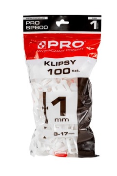 KLIPSY MONTAŻOWE POZIOMUJĄCE 100SZT. PRO