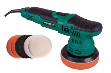 POLERKA MIMOŚRODKOWA 1050W 150MM | PAD POLERSKI W ZESTAWIE | VONROC