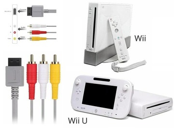 AV-кабель 3x Chinch + S-Video Nintendo Wii 1,8 м * Аудио-Видео Wii U
