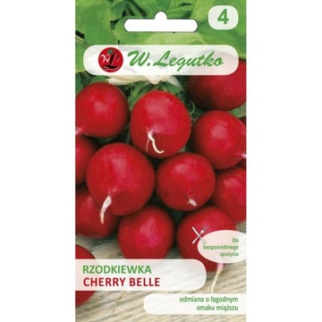 Rzodkwie i rzodkiewki RZODKIEWKA CHERRY BELLE nasiona 5 g