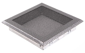 Kratka wentylacyjna 16x16cm stare srebro