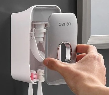 Дозатор зубной пасты соковыжималка для 2 зубных щеток, неинвазивный