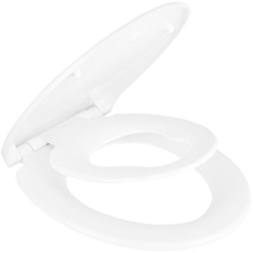 NA15 HIMIMI МЕДЛЕННО ЗАКРЫВАЮЩЕЕ СИДЕНЬЕ ДЛЯ УНИТАЗА, БЕЛОЕ