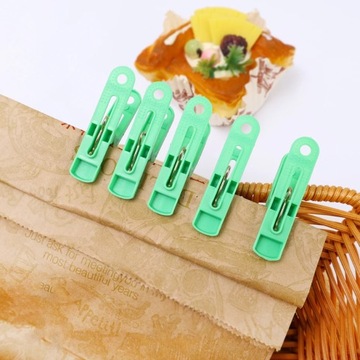 KLAMERKI SPINACZE DO PRANIA UBRAŃ BIELIZNY PLASTIKOWE 20 SZTUK