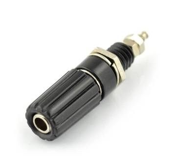 Gniazdo bananowe AL2418 czarne