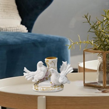 Скандинавская статуя голубя мира, декоративный настольный подсвечник для дома D
