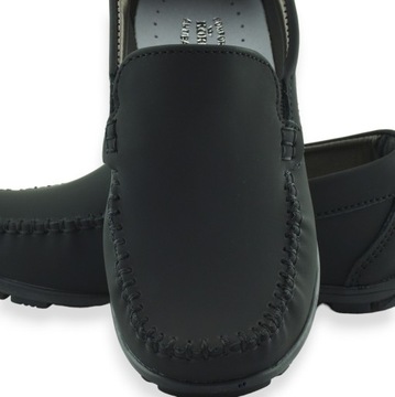 Элегантные, модные, удобные черные костюмные туфли без шнуровки Kornecki 06805 34