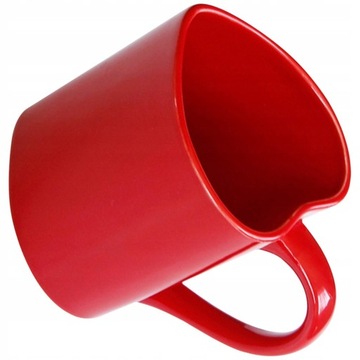 Керамическая чайная кружка в форме сердца