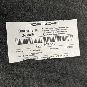 PODBĚH PRAVÉ ZADNÍ PORSCHE MACAN 95B ORIGINÁLNÍ