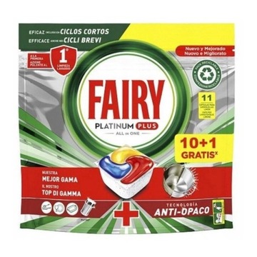 FAIRY PLATINUM PLUS KAPSUŁKI DO ZMYWARKI ALLin ONE 11szt