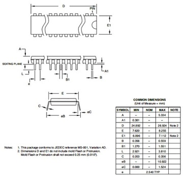 Программируемый микропроцессор Atmel AT89C2051 24PU