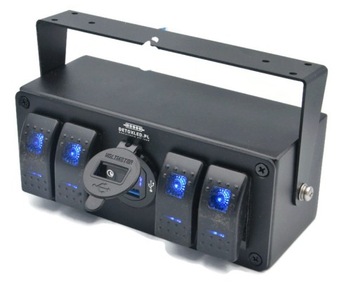 Панель управления Carling, 4 зарядных устройства BOX USB