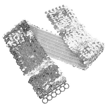 ЭЛАСТИЧНЫЙ ПОЯС НА ПОЯСЕ С ПАЙЕТКАМИ ПОЯС ДЛЯ ПЛАТЬЯ ПОЯС ДЛЯ ДИСКО-ВЕЧЕРИНОК