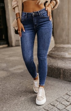 БРЮКИ M.SARA LIFE'S PUSH UP ИЗ ДЕНИМ, ПРИГЛАШЕННЫЕ, ЭЛАСТИЧНЫЕ РАЗМЕРЫ