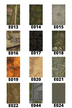 MATA DWUSTRONNA LATEKSOWA RPG 48 WZORÓW 183x122CM