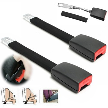 PRZEDŁUŻKA DO PASA BEZPIECZEŃSTWA ADAPTER WTYK 2SZT 25CM