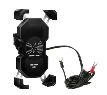 ДЕРЖАТЕЛЬ ДЛЯ ТЕЛЕФОНА ИНДУКТИВНОЕ ЗАРЯДНОЕ УСТРОЙСТВО 15 Вт USB QC3.0