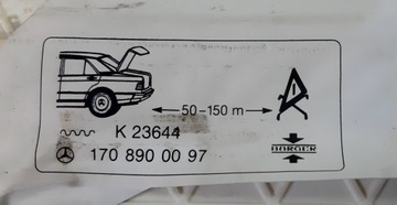SLK W170 R170 ПРЕДУПРЕЖДАЮЩИЙ ТРЕУГОЛЬНИК A1708900097