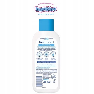 BAMBINO FAMILY увлажняющий шампунь 400мл