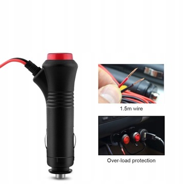 12V/24V 1.5M ZAPALNICZKI WTYK WTYCZKA
