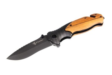 Nóż Taktyczny składany 21 cm ratowniczy - NR044