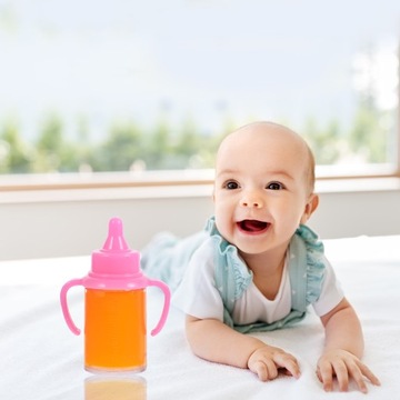 1 НАБОР КУКЛИЧНЫХ БУТЫЛОК, ИГРУШЕЧНЫХ ДОМИКОВ, МАЛЕНЬКАЯ ЕДА