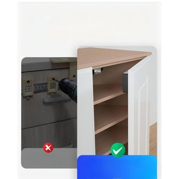 Замок мебели NFC: антисропец для ящиков из 2 цепочек+карты+ключи