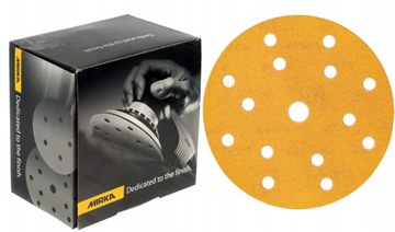 KRĄŻKI ŚCIERNE MIRKA GOLD PAPIER 150MM P180 x 100 sztuk