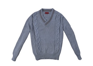 HUGO BOSS Sweter Męski Kardigan Premium Wool / L