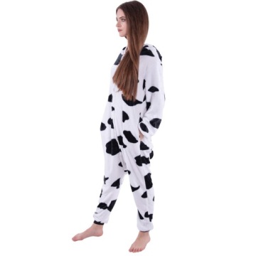 COW Fudge Kigurumi Pajamas Женский и мужской комбинезон-комбинезон L 165-174