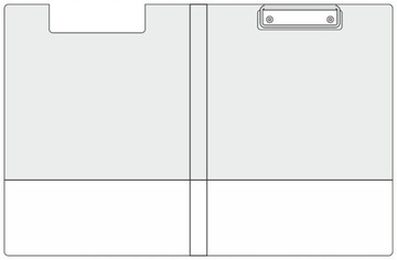 TECZKA A5 Z KLIPEM BIUROWA ZIELONA ŚWIETNA JAKOŚĆ