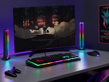 Игровые лампы RGB Bluetooth WiFi Apka Tracer Smart Sound Detection Gaming