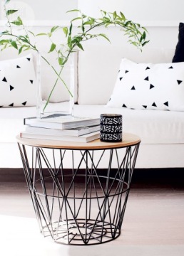 ПРОВОЛОЧНЫЙ СТОЛ TWINS КРУГЛЫЙ L, БОЛЬШОЙ МЕТАЛЛИЧЕСКИЙ ЛОФТ