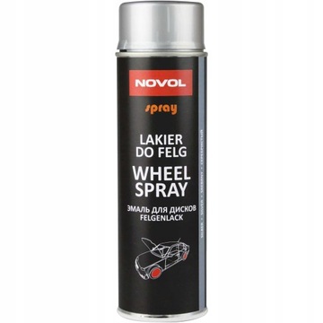 Novol Wheel Spray Lakier do Felg Srebrny