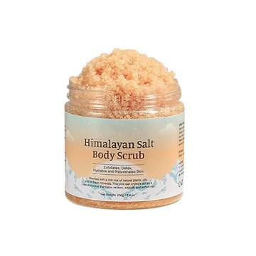 Скраб для тела с гималайской солью, отбеливающий крем 250г