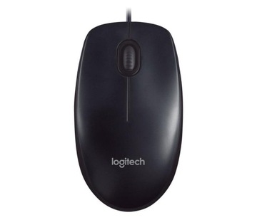 Проводная мышь Logitech M90 графитовая USB с разрешением 1000 точек на дюйм