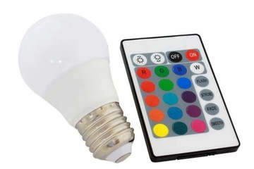 ДИСКОШАР ЛАМПОЧКА СВЕТОДИОДНЫЙ ДИСКОПРОЕКТОР RGB ЛАЗЕРНЫЙ ПУЛЬТ ДИСТАНЦИОННОГО УПРАВЛЕНИЯ