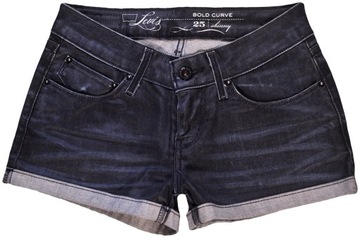 LEVI'S spodenki JEANS navy low SHORT W25