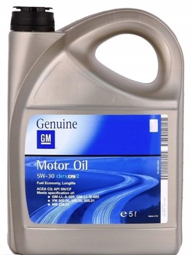 GENERAL MOTORS GM OPEL DEXOS 2 5W30 5L