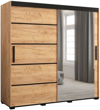 Szafa przesuwna garderoba BERGAMO V2 200 cm