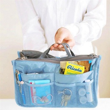 ОРГАНАЙЗЕР СО МНОЖЕСТВОМ КАРМАНОВ ДЛЯ ЖЕНСКОЙ СУМКИ