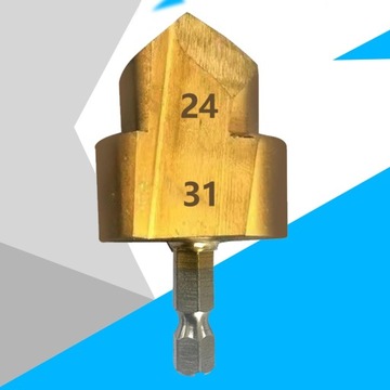 Wiertło stopniowane Ppr Łatwa instalacja Instalacja hydrauliczna 32 mm