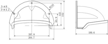 ЗАЩИТНЫЙ КОРПУС КАМЕРЫ КРЫШКА НАРУЖНОЙ КАМЕРЫ